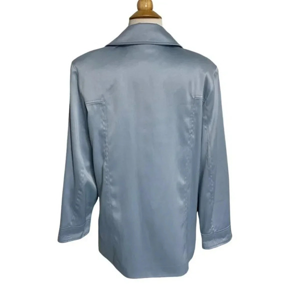 CS signature‎ M ice blue jacket with zipper pockets - Picture 4 of 6